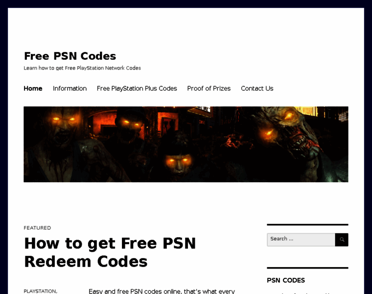 Freepsncodes.com thumbnail