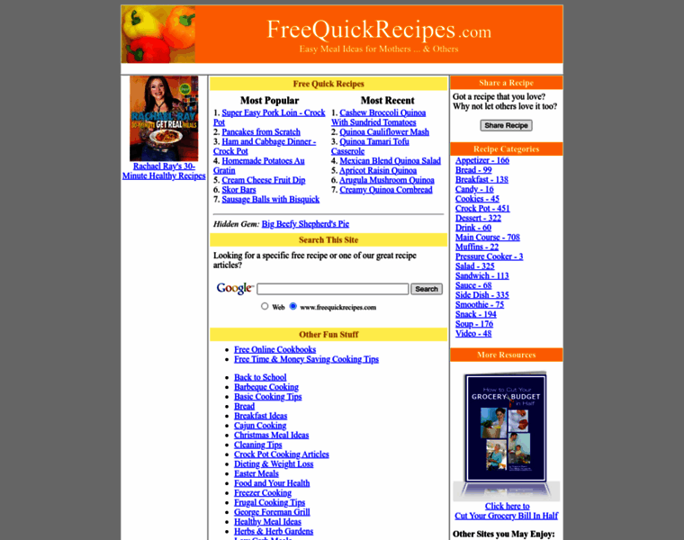 Freequickrecipes.com thumbnail