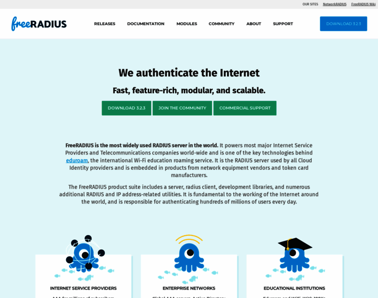Freeradius.org thumbnail