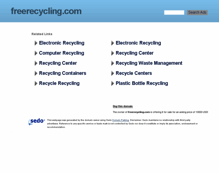 Freerecycling.com thumbnail
