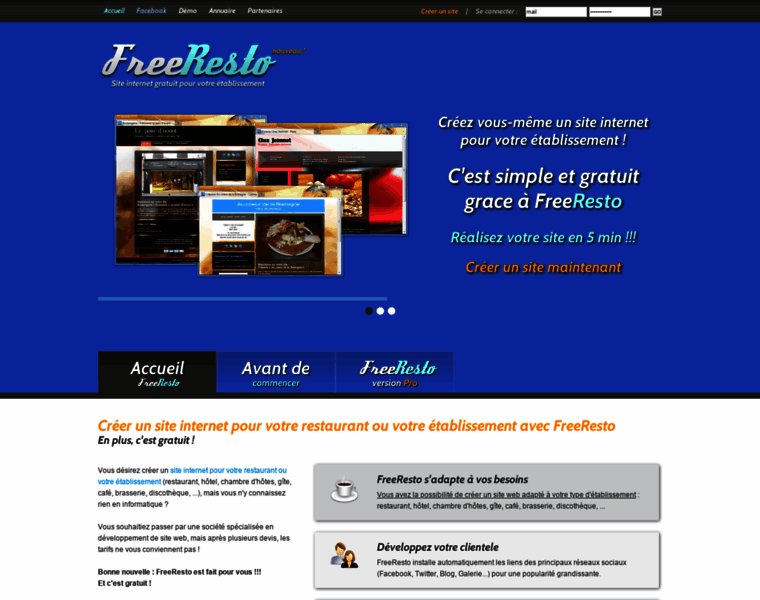 Freeresto.com thumbnail