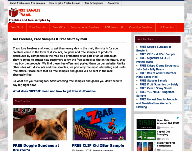 Freesamplesmail.com thumbnail