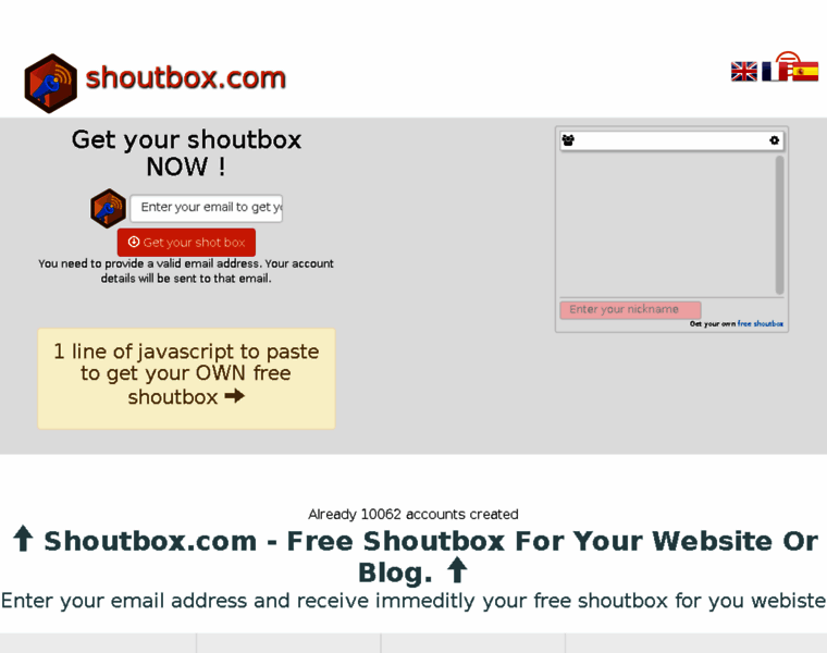 Freeshoutbox.net thumbnail