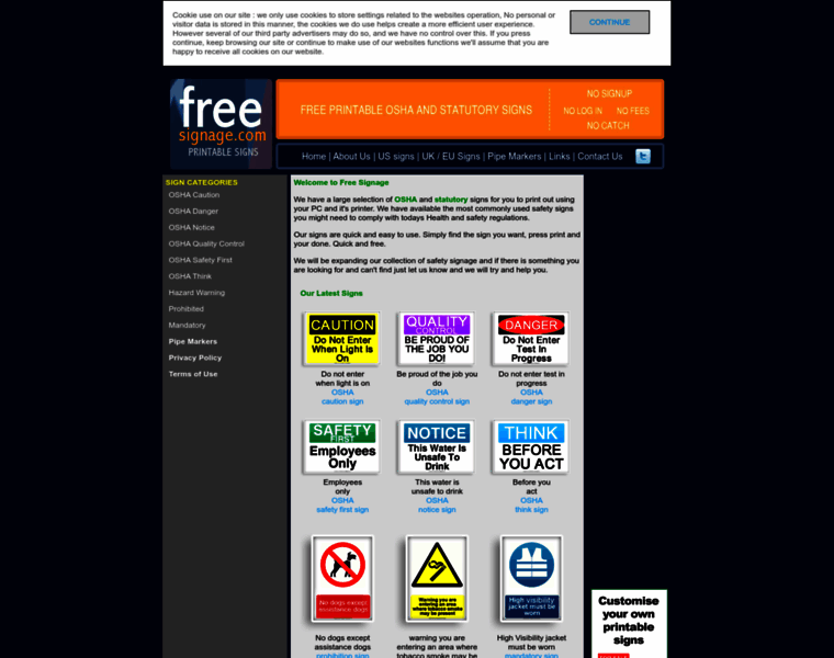 Freesignage.com thumbnail