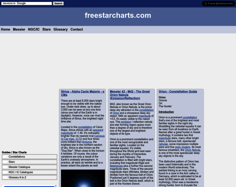 Freestarcharts.com thumbnail