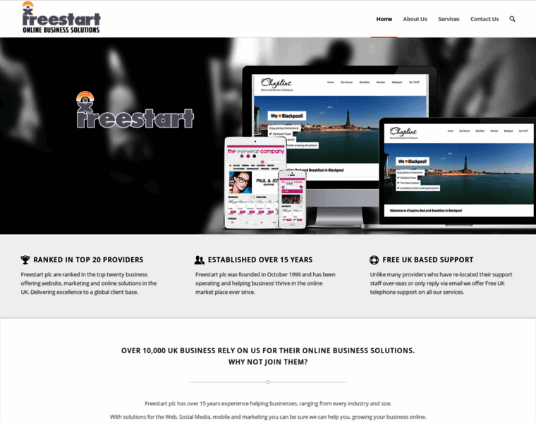 Freestart.plc.uk thumbnail