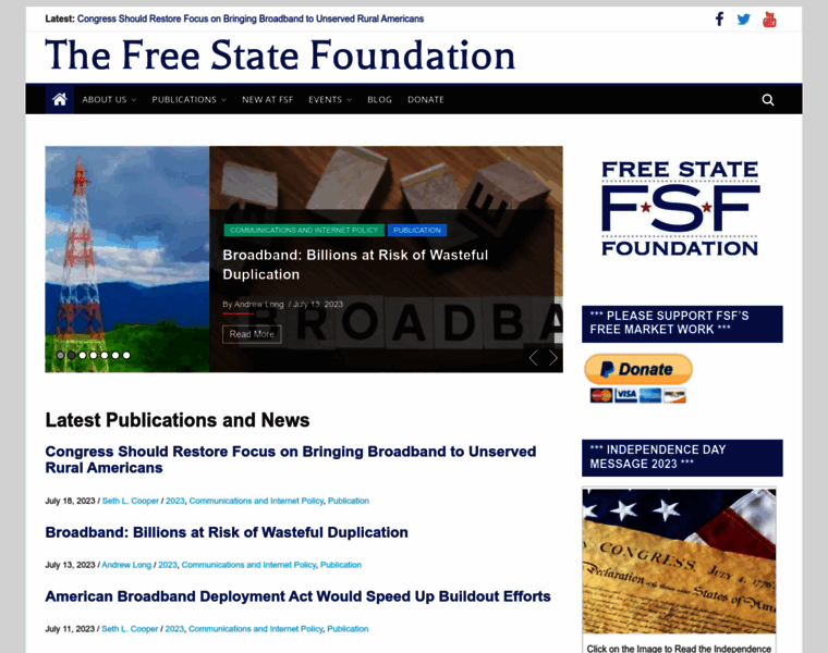 Freestatefoundation.org thumbnail