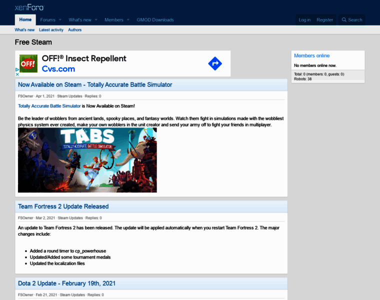 freesteam.org at Website Informer. FreeSteam. Visit Free Steam.