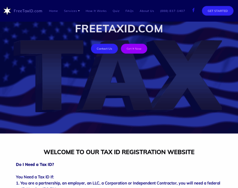 Freetaxid.com thumbnail