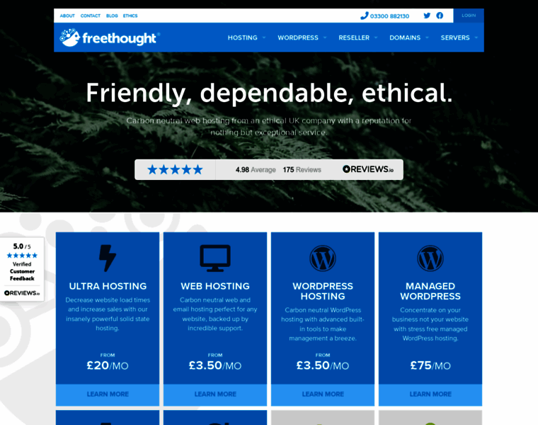 Freethought-internet.co.uk thumbnail