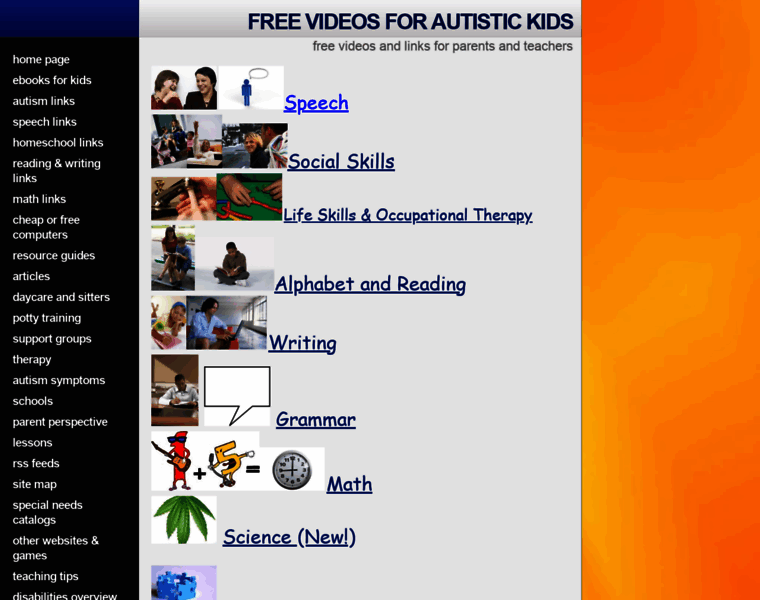 Freevideosforautistickids.com thumbnail
