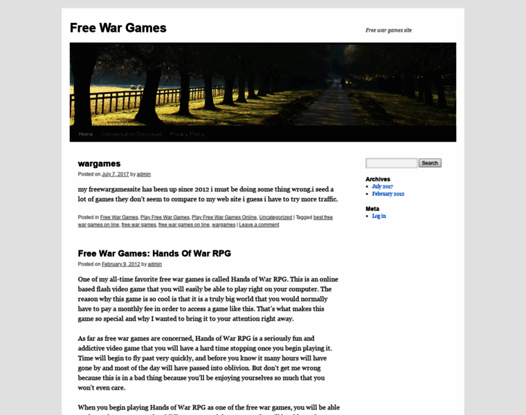 Freewargamessite.com thumbnail