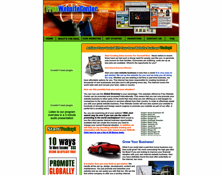 Freewebsitecenter.com thumbnail