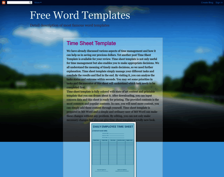Freewordtemplates.blogspot.com thumbnail