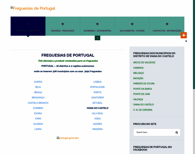 Freguesiasdeportugal.com thumbnail