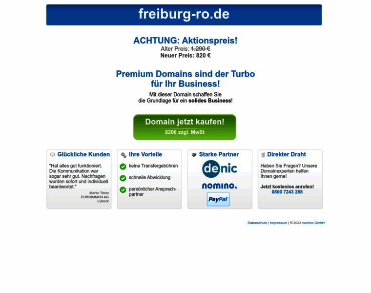 Freiburg-ro.de thumbnail