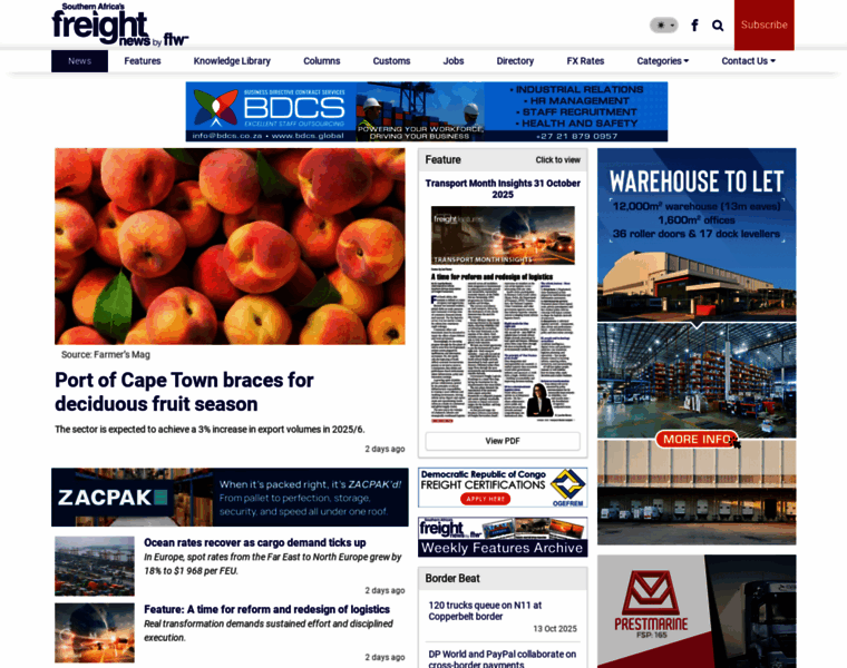 Freightnews.co.za thumbnail