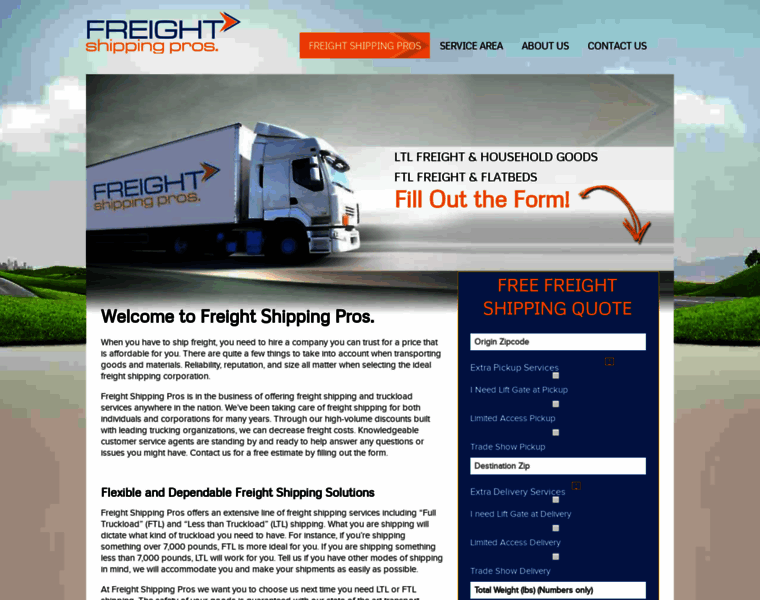 Freightshippingpros.com thumbnail