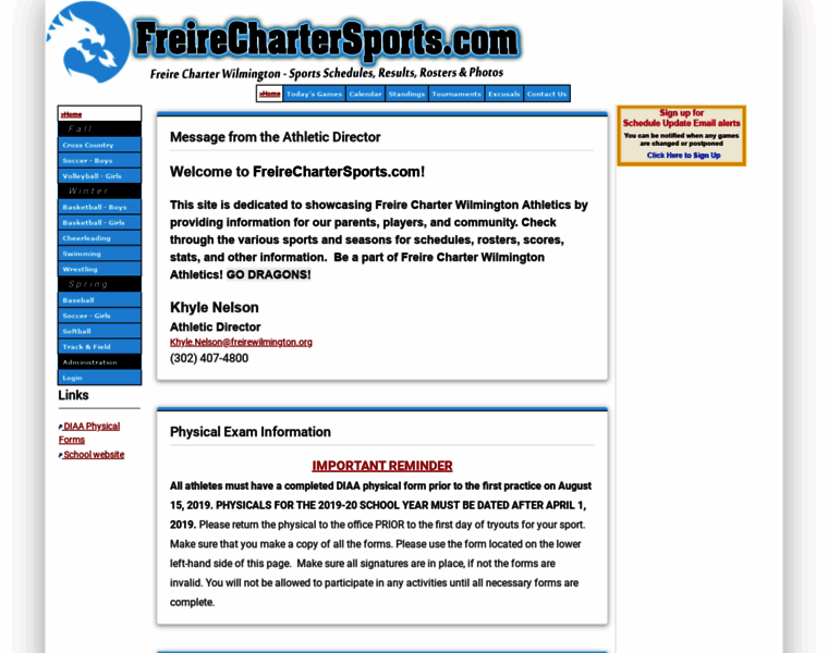 Freirechartersports.com thumbnail