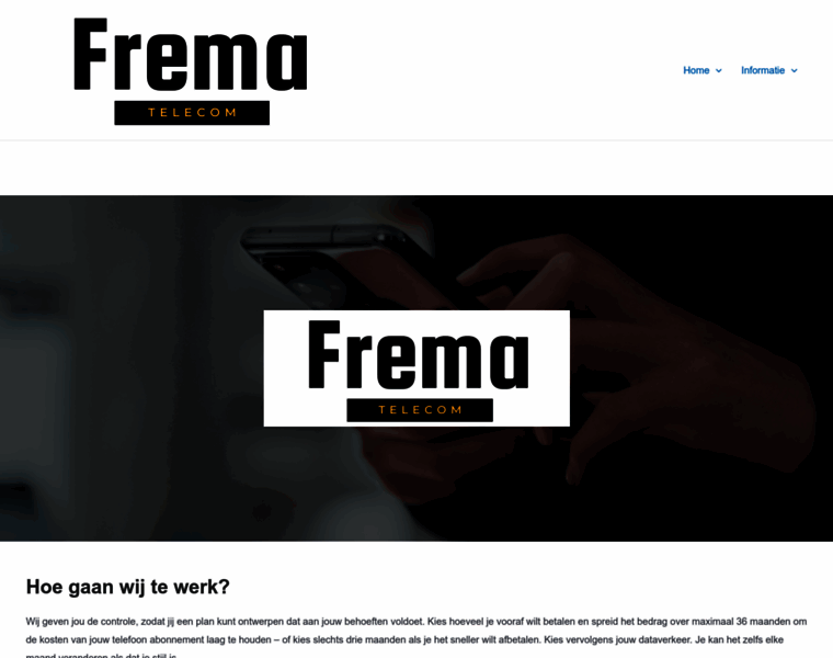 Frema-telecom.nl thumbnail