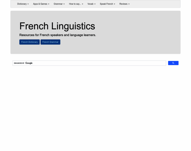 French-linguistics.co.uk thumbnail