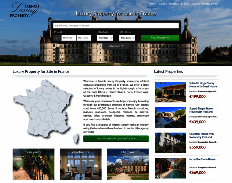 French-luxury-property.com thumbnail