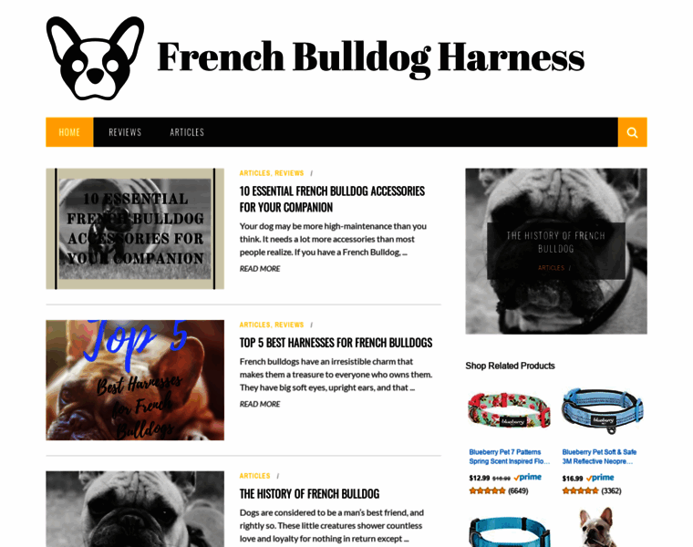 Frenchbulldogharness.com thumbnail