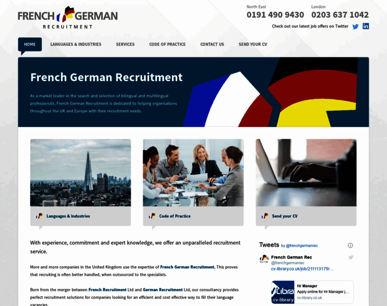 Frenchgermanrecruitment.co.uk thumbnail