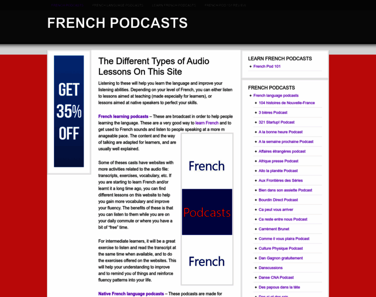 Frenchpodcasts.net thumbnail