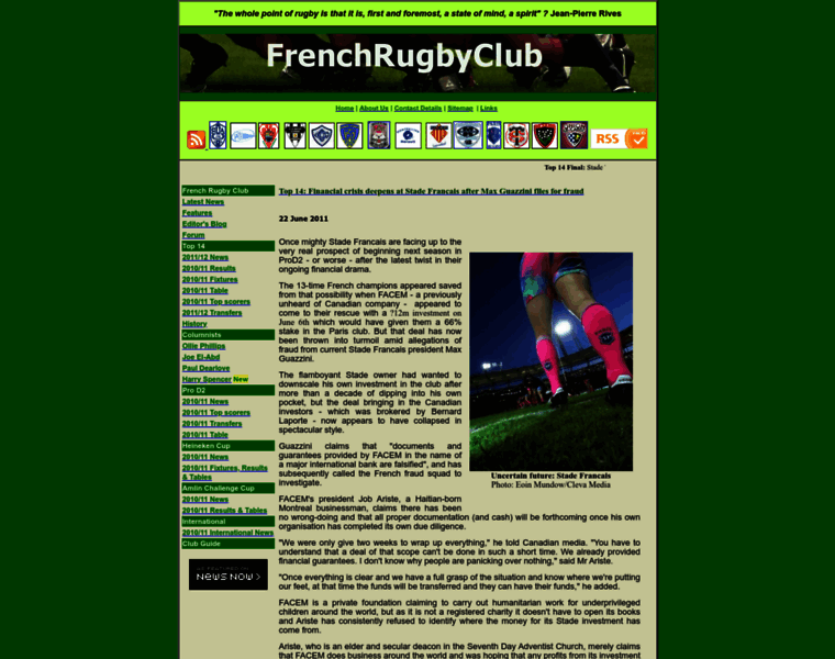 Frenchrugbyclub.com thumbnail