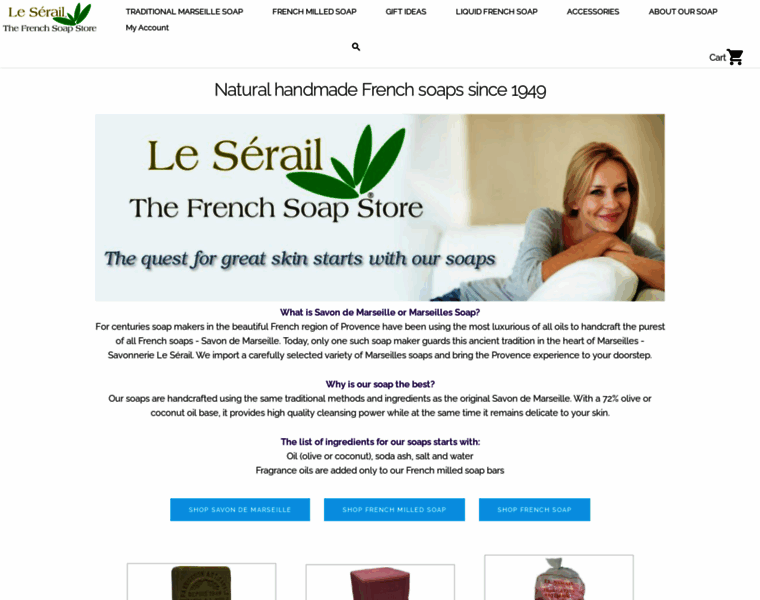 Frenchsoapstore.com thumbnail