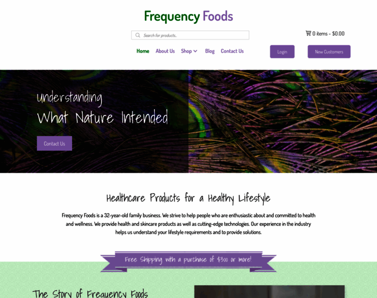 Frequencyfoods.com thumbnail