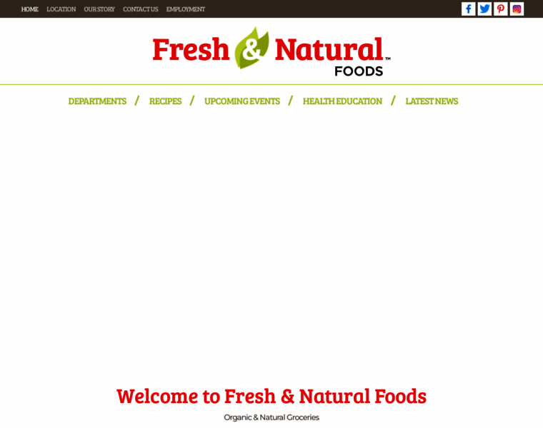 Freshandnaturalfoods.com thumbnail