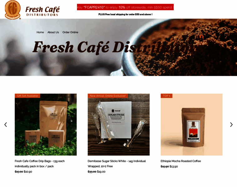 Freshcafe.com.sg thumbnail