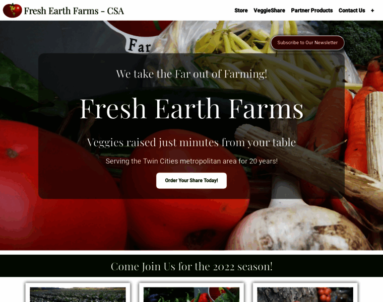 Freshearthfarms.com thumbnail