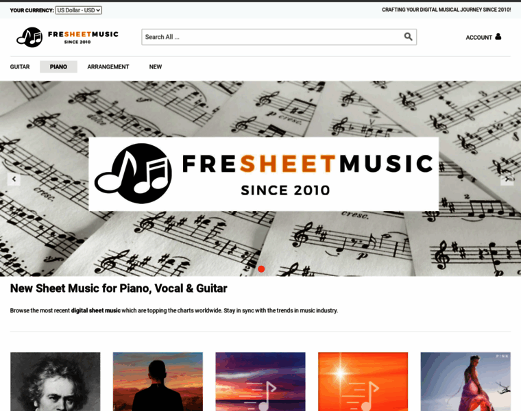 Fresheetmusic.com thumbnail