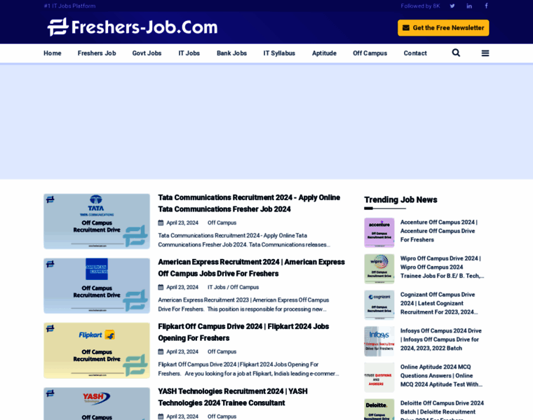Freshers-job.com thumbnail