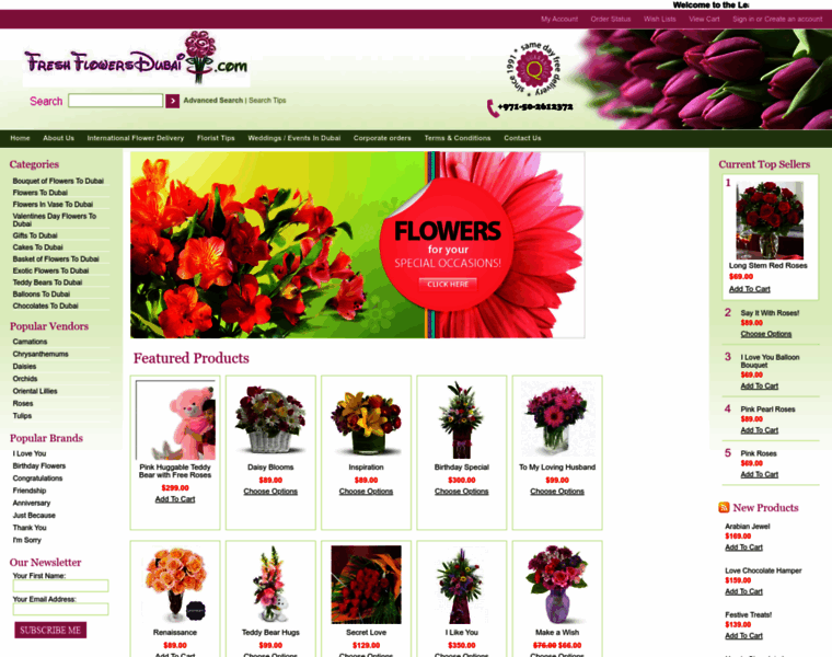 Freshflowersdubai.com thumbnail