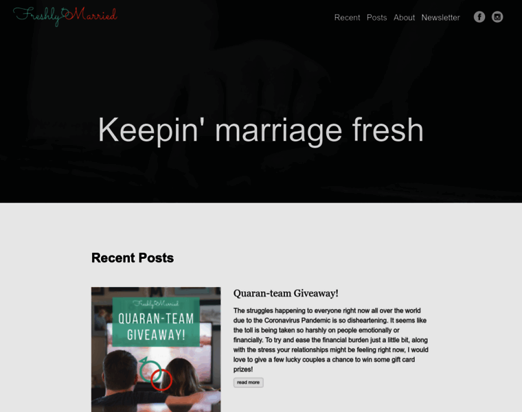Freshlymarried.com thumbnail