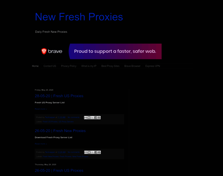 Freshnewproxies24.top thumbnail