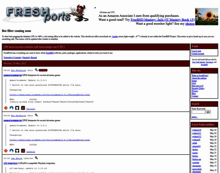 Freshports.org thumbnail Freshports.org thumbnail