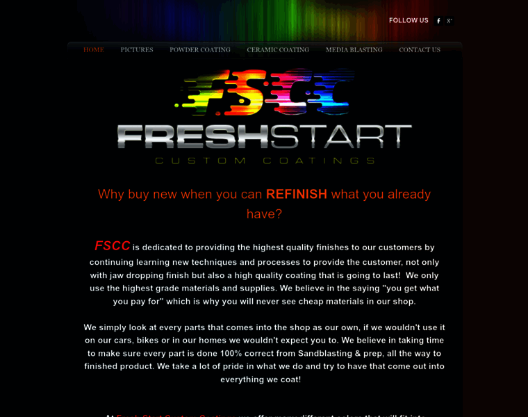 Freshstartcustomcoatings.com thumbnail
