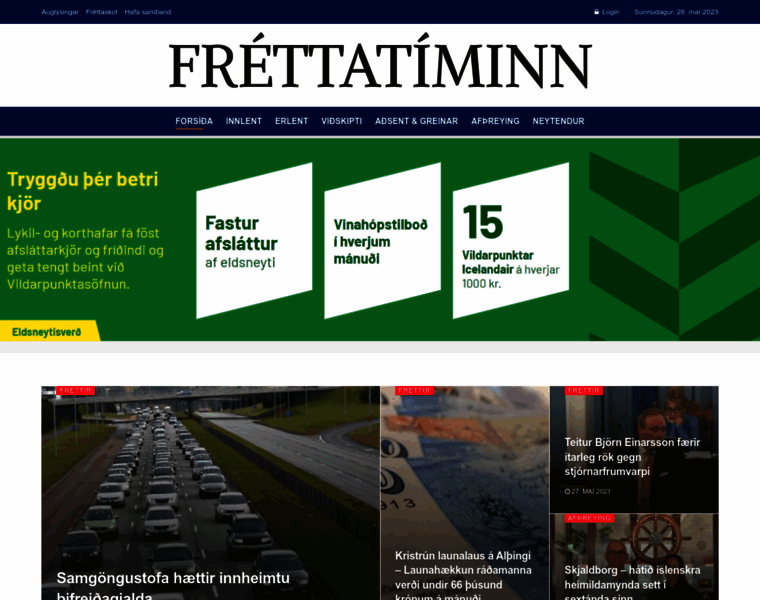 Frettatiminn.is thumbnail