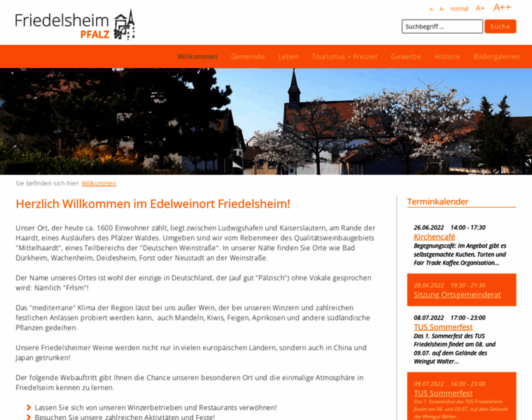 Friedelsheim.de thumbnail