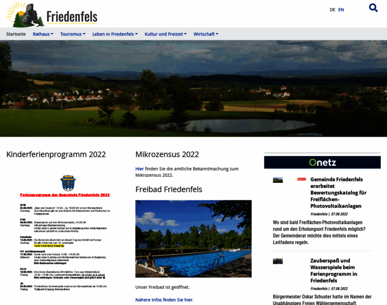 Friedenfels.de thumbnail