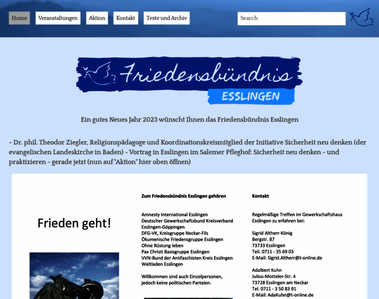 Friedensbuendnis-esslingen.de thumbnail