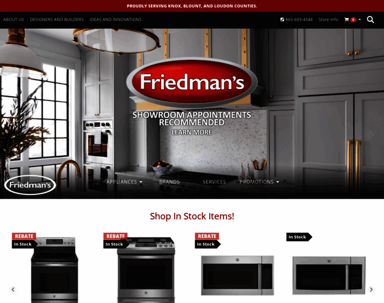 Friedmansappliances.com thumbnail