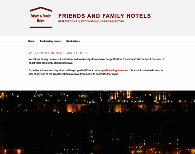 Friendsandfamilyhotels.com thumbnail