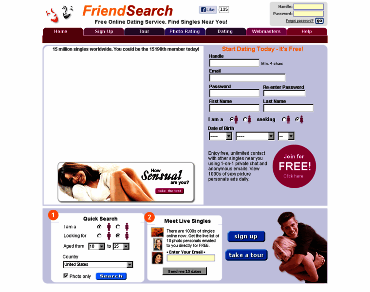 Friendsearch.com thumbnail