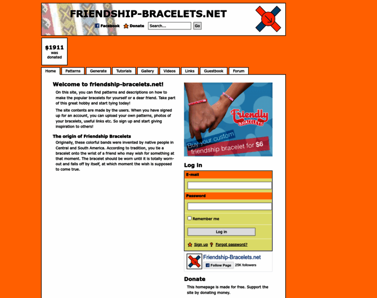 Friendship-bracelets.net thumbnail